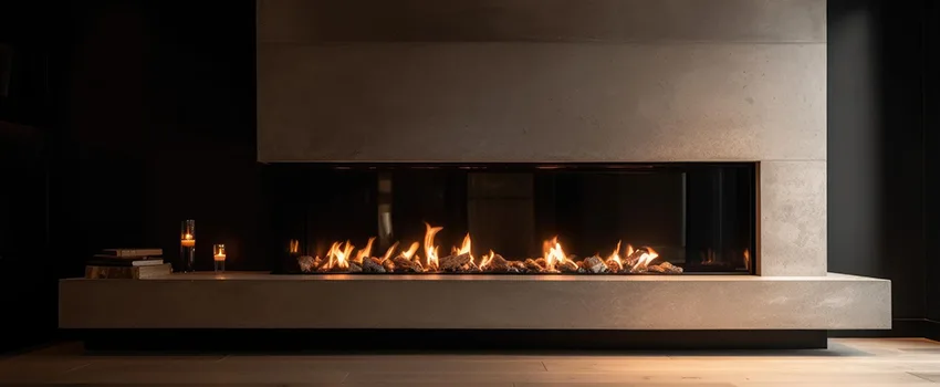 Gas Fireplace Ember Bed Design Services in Mukilteo, Washington